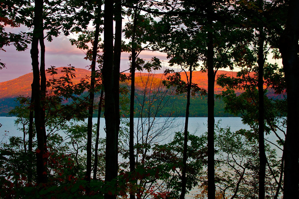 Lake George in the fall
