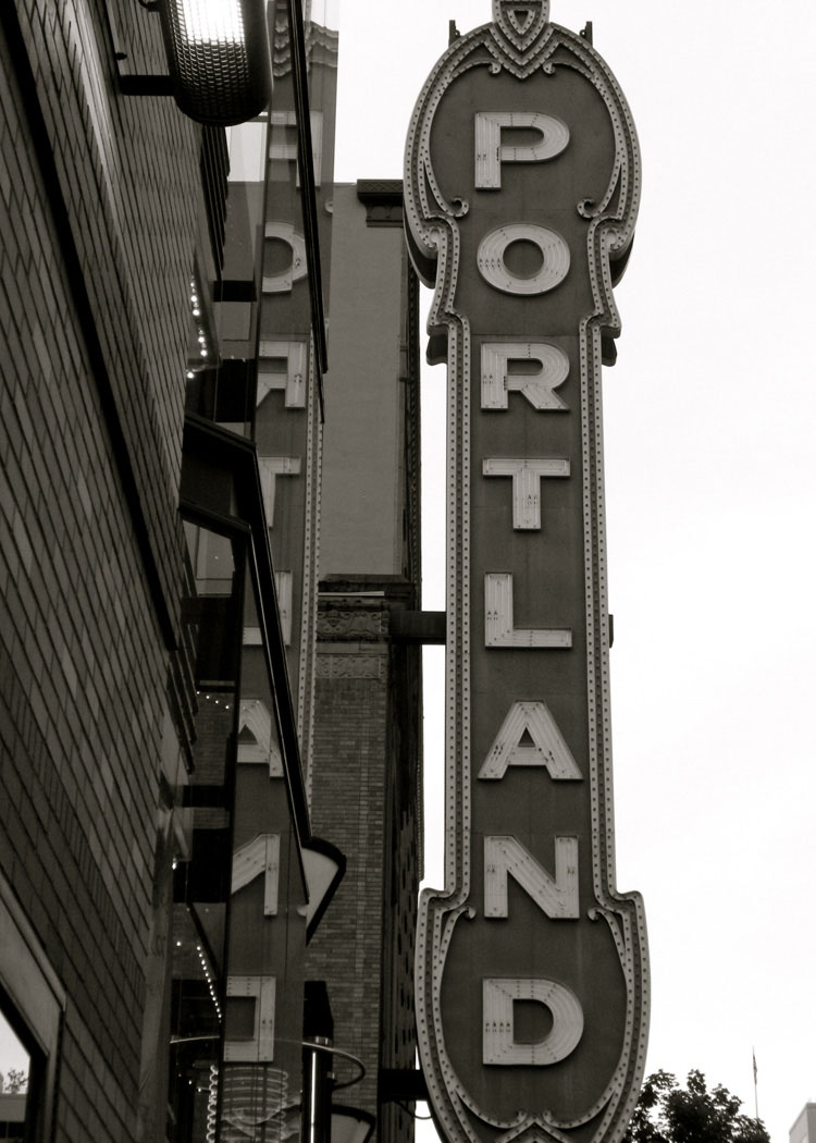 Portland signage